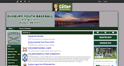 Desktop Screenshot of duxburyyouthbaseball.com
